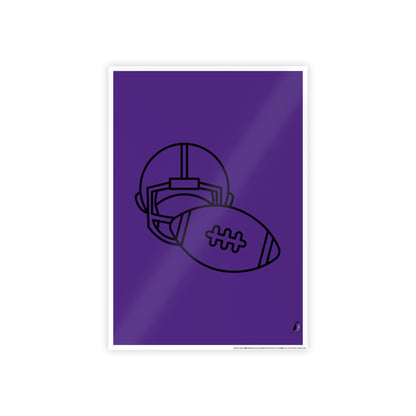 Gloss Posters: Football Purple