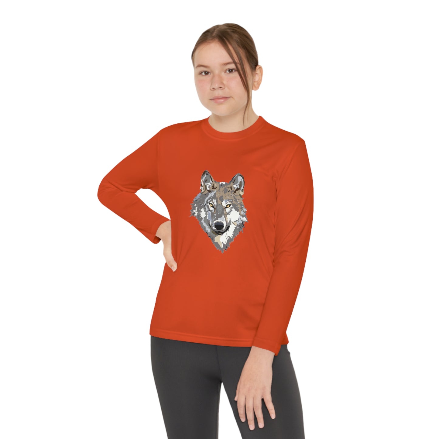 Youth Long Sleeve Competitor Tee: Mga Lobo 