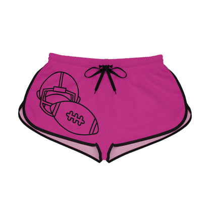 Women's Relaxed Shorts: Football Pink