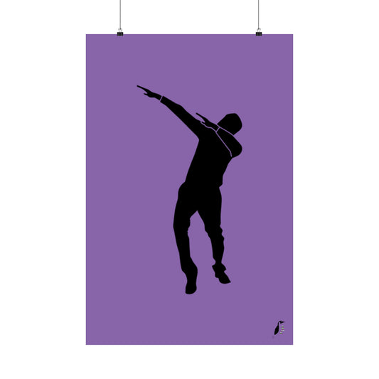 Premium Matte Vertical Posters: Dance Lite Purple