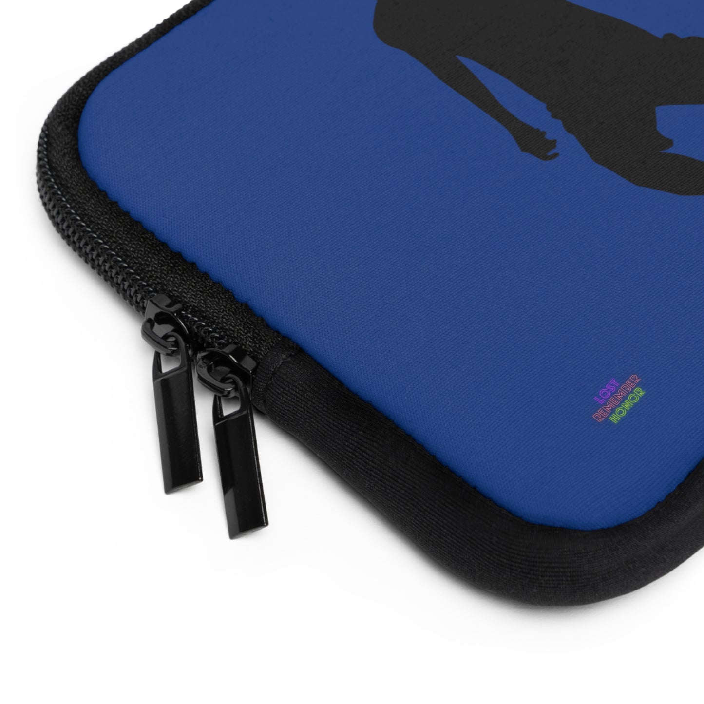 Laptop Sleeve: Soccer Dark Blue