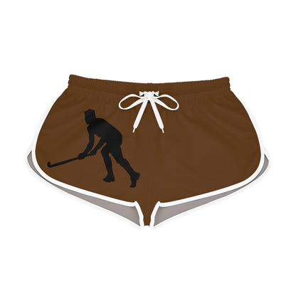 Women's Relaxed Shorts: Hockey Brown