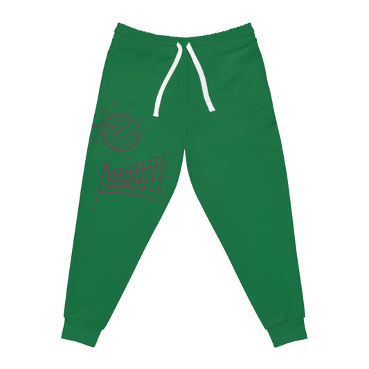 Athletic Joggers: Volleyball Dark Green