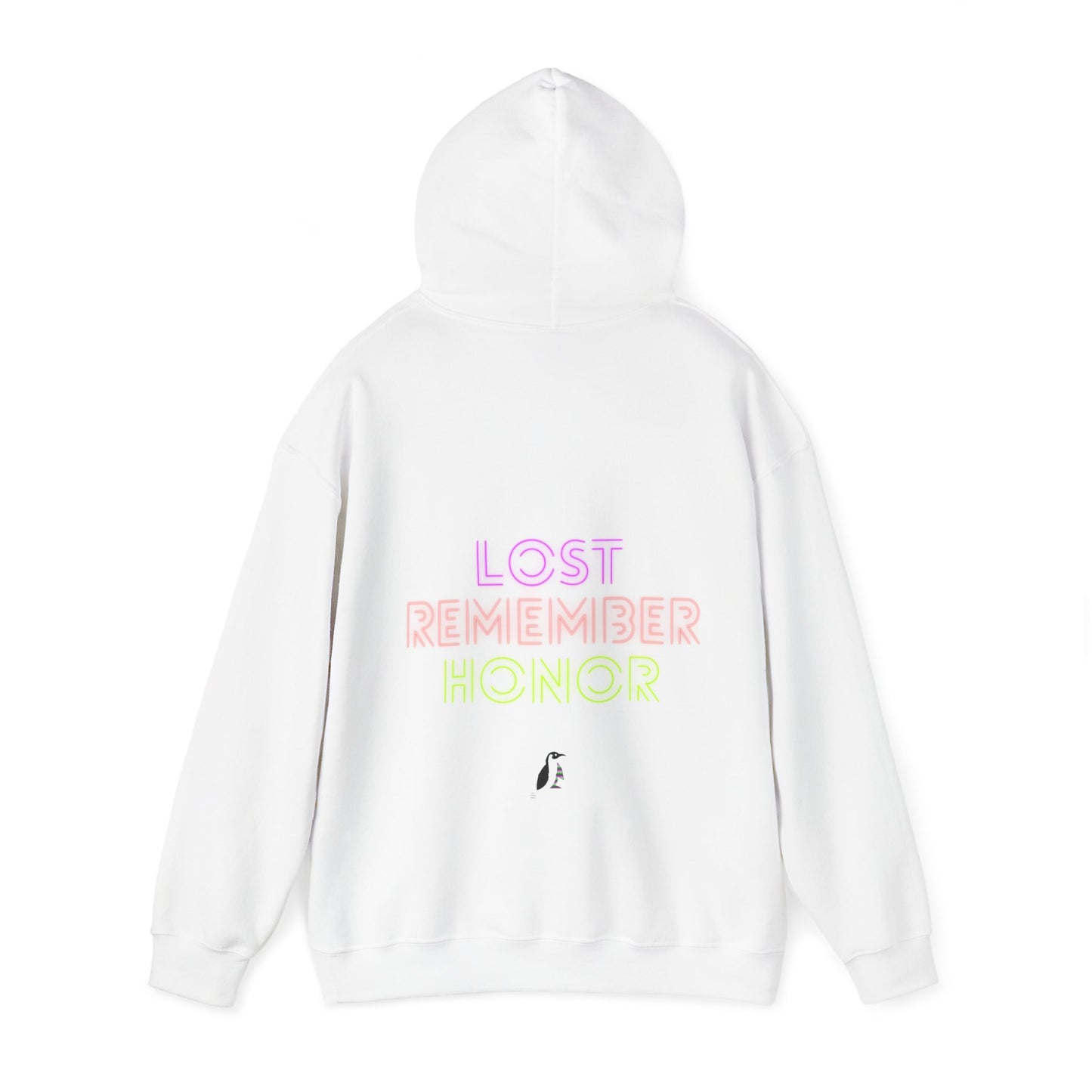 Heavy Blend™ Hooded Sweatshirt: Writing #1