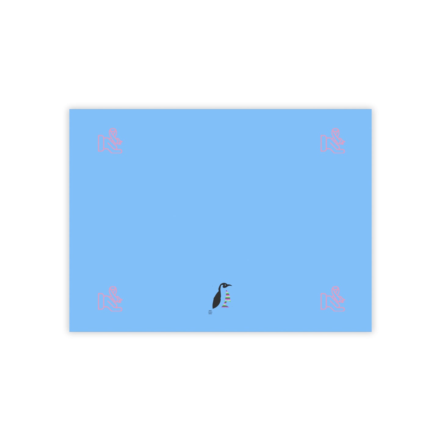 Post-it® Note Pads: Fight Cancer Lite Blue