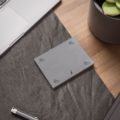 Post-it® Note Pads: Football Grey