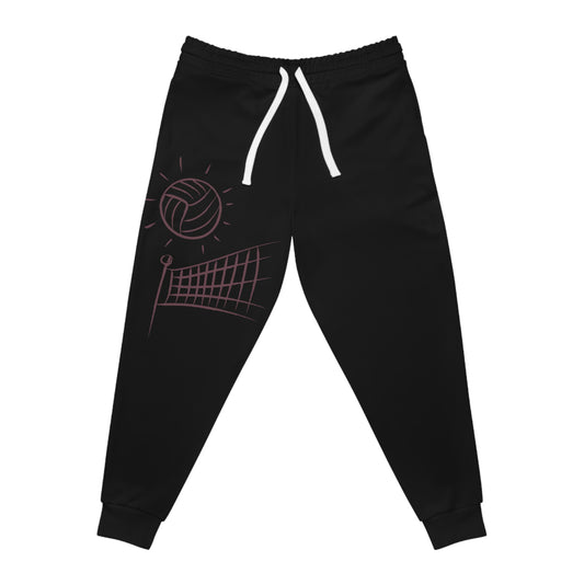 Athletic Joggers: Volleyball Black