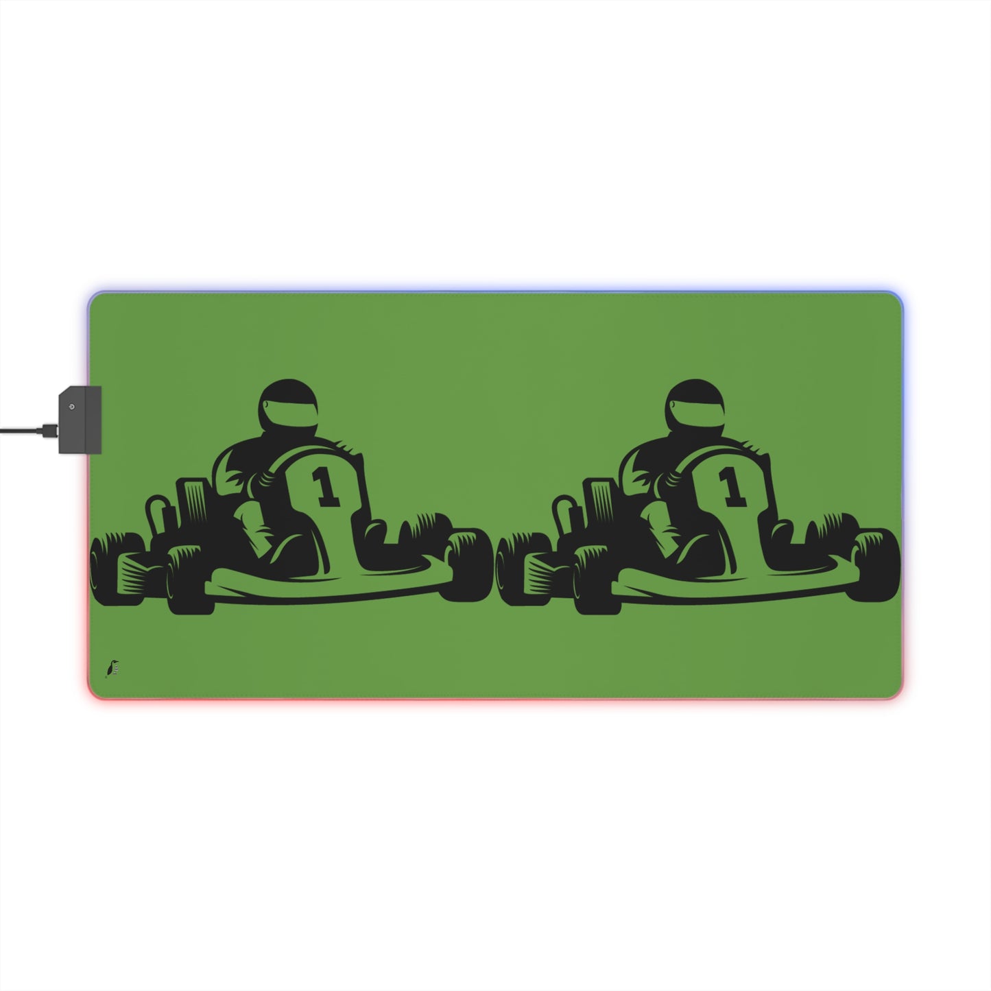 LED Gaming Mouse Pad: Racing Green