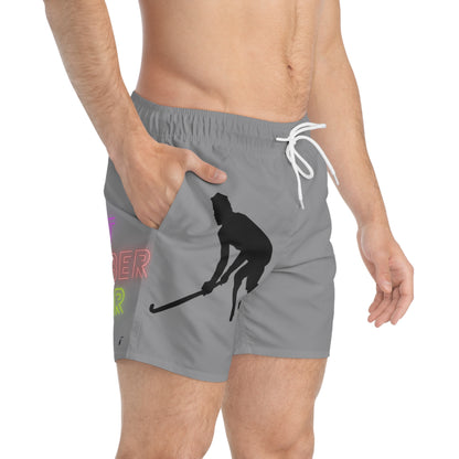 Swim Trunks: Hockey Grey