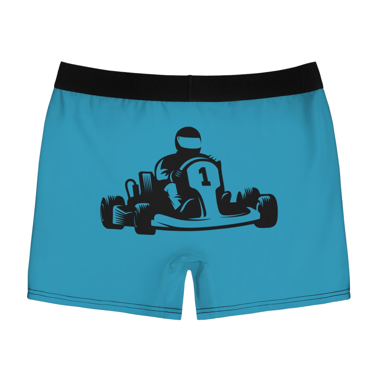 Men's Boxer Briefs: Racing Turquoise