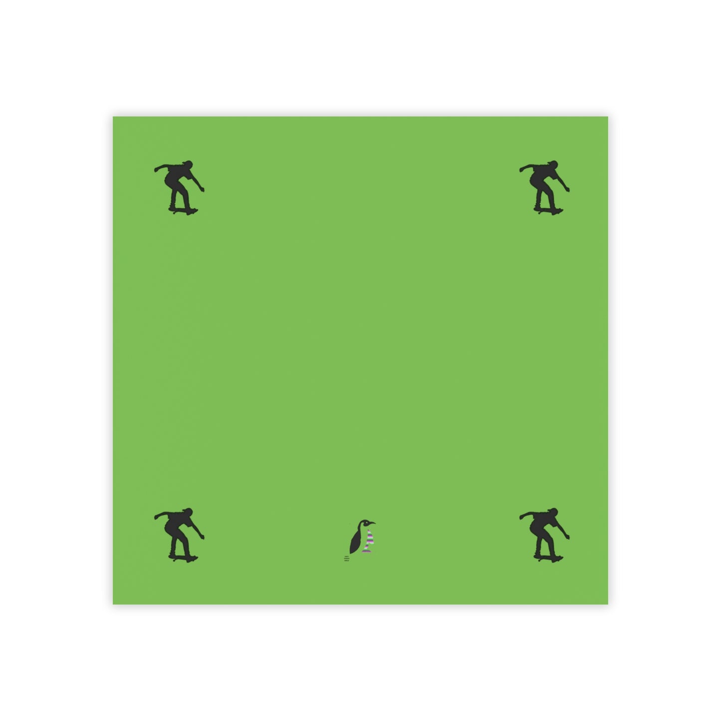 Post-it® Note Pads: Skateboarding Green