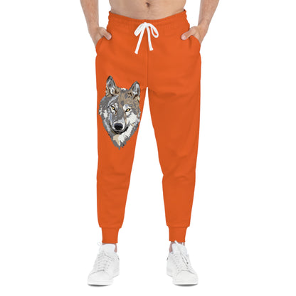 Athletic Joggers: Wolves Orange