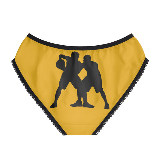 Women's Briefs: Basketball Yellow