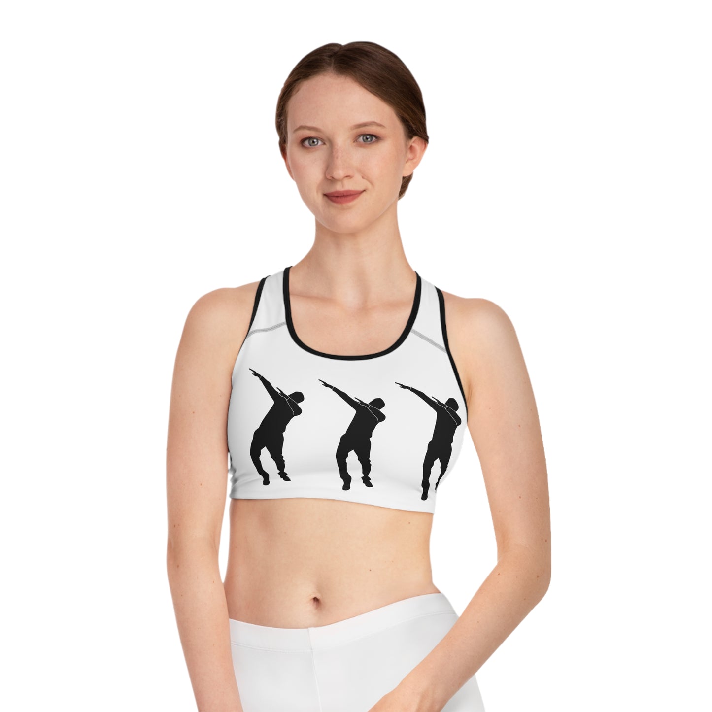 Sports Bra: Dance White