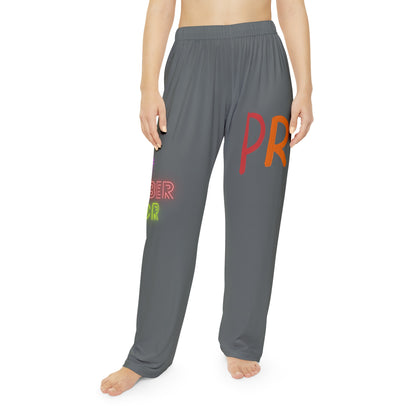 Women's Pajama Pants: LGBTQ Pride Dark Grey