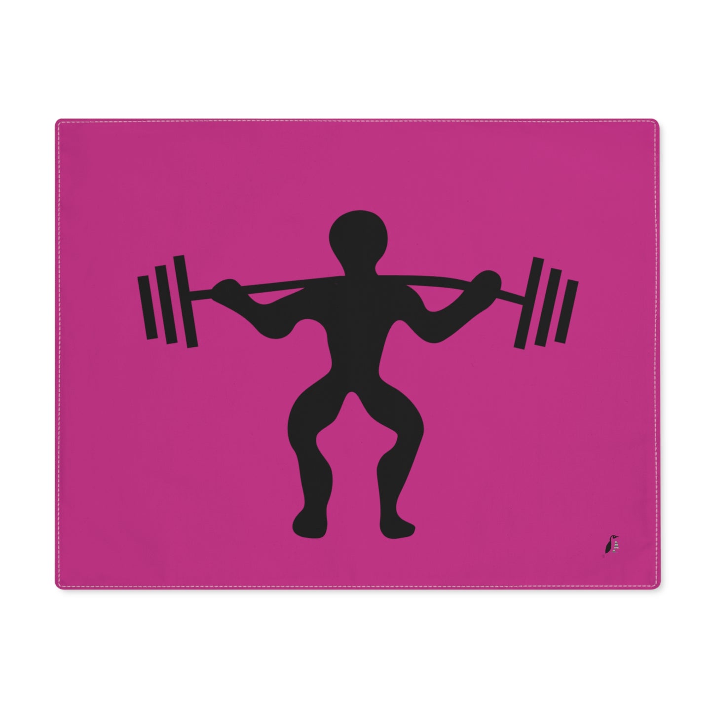 Placemat, 1pc: Weightlifting Pink