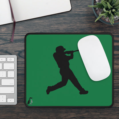 Gaming Mouse Pad: Baseball Dark Green