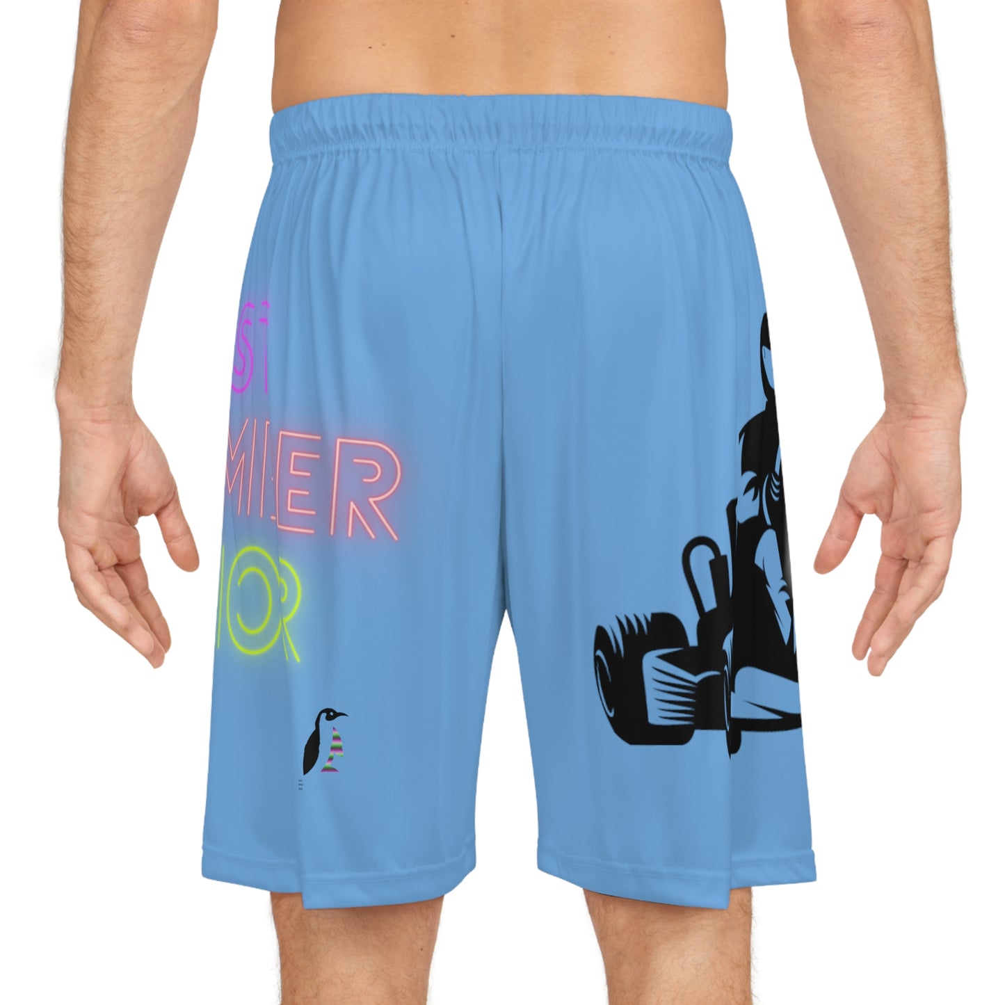 Basketball Shorts: Racing Lite Blue