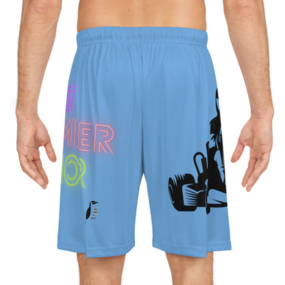 Basketball Shorts: Racing Lite Blue