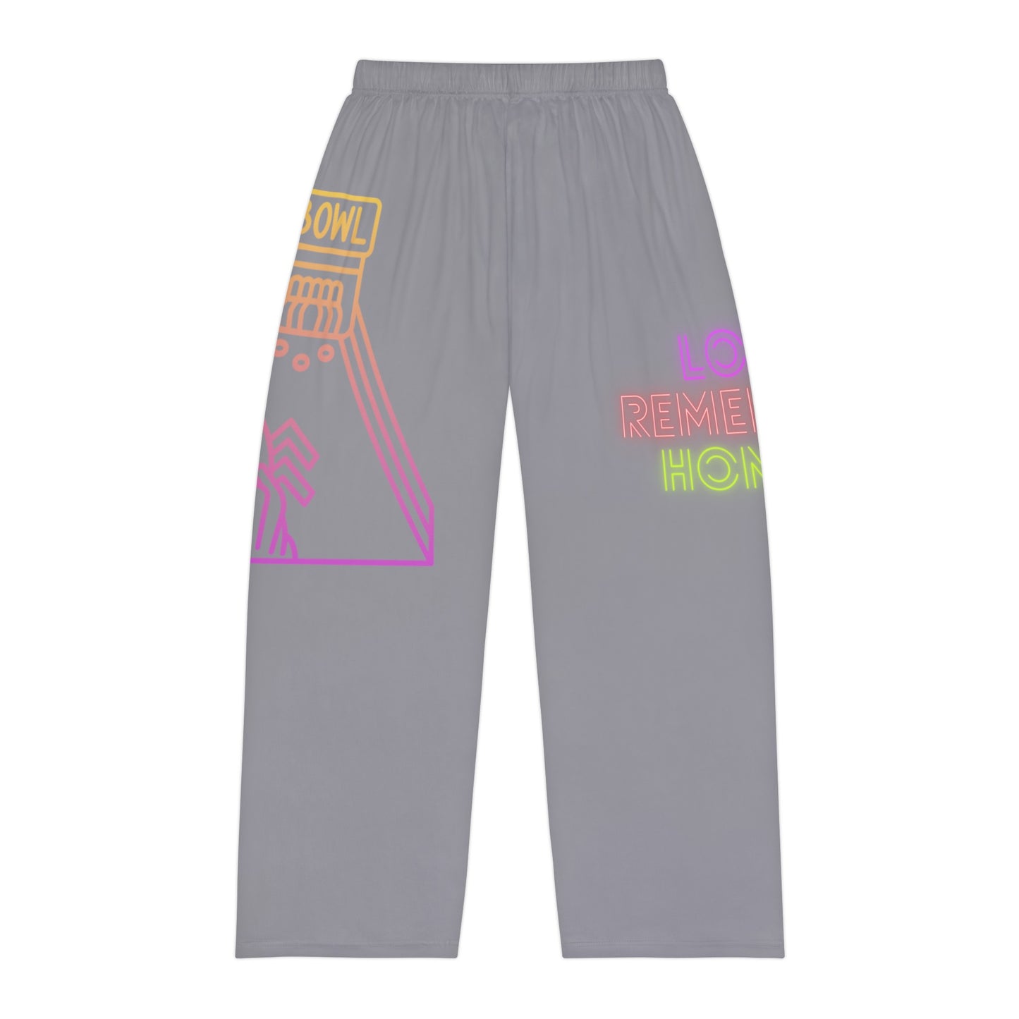 Men's Pajama Pants: Bowling Grey