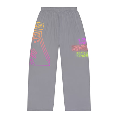 Men's Pajama Pants: Bowling Grey