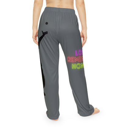 Women's Pajama Pants: Tennis Dark Grey