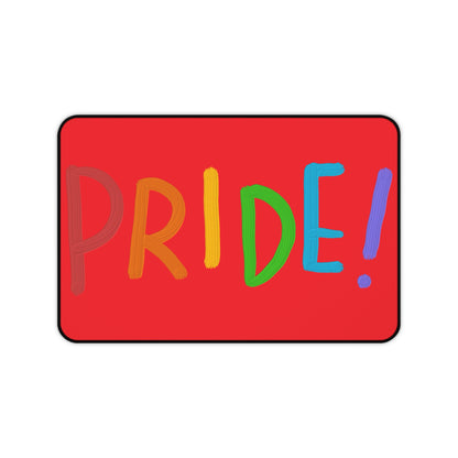 Desk Mat: LGBTQ Pride Red