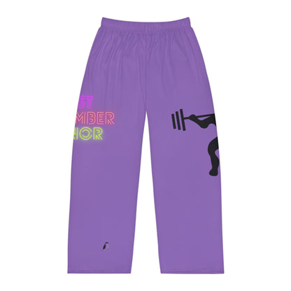 Men's Pajama Pants: Weightlifting Lite Purple