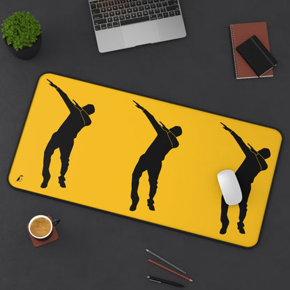 Desk Mat: Dance Yellow