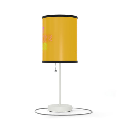 Lamp on a Stand, US|CA plug: Lost Remember Honor Yellow 