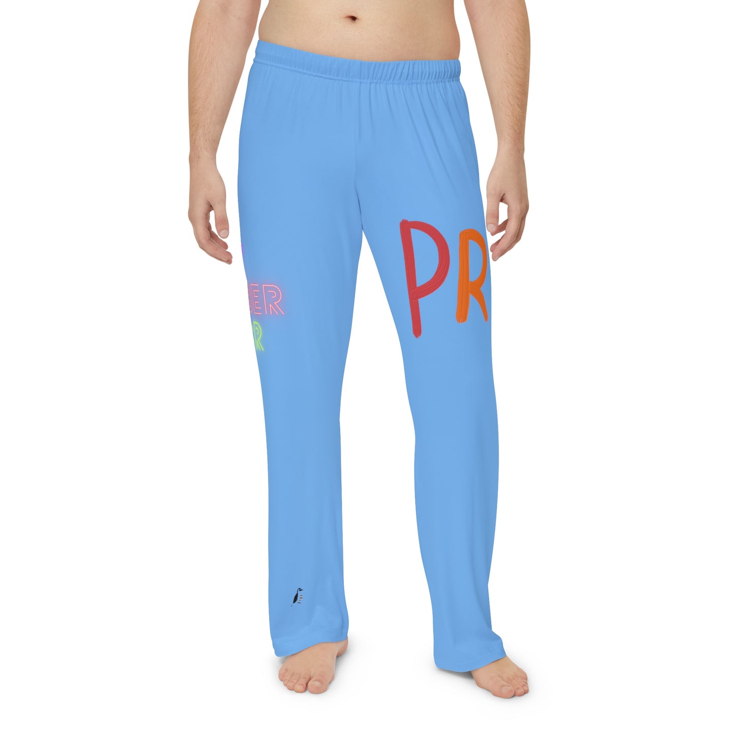 Men's Pajama Pants: LGBTQ Pride Lite Blue