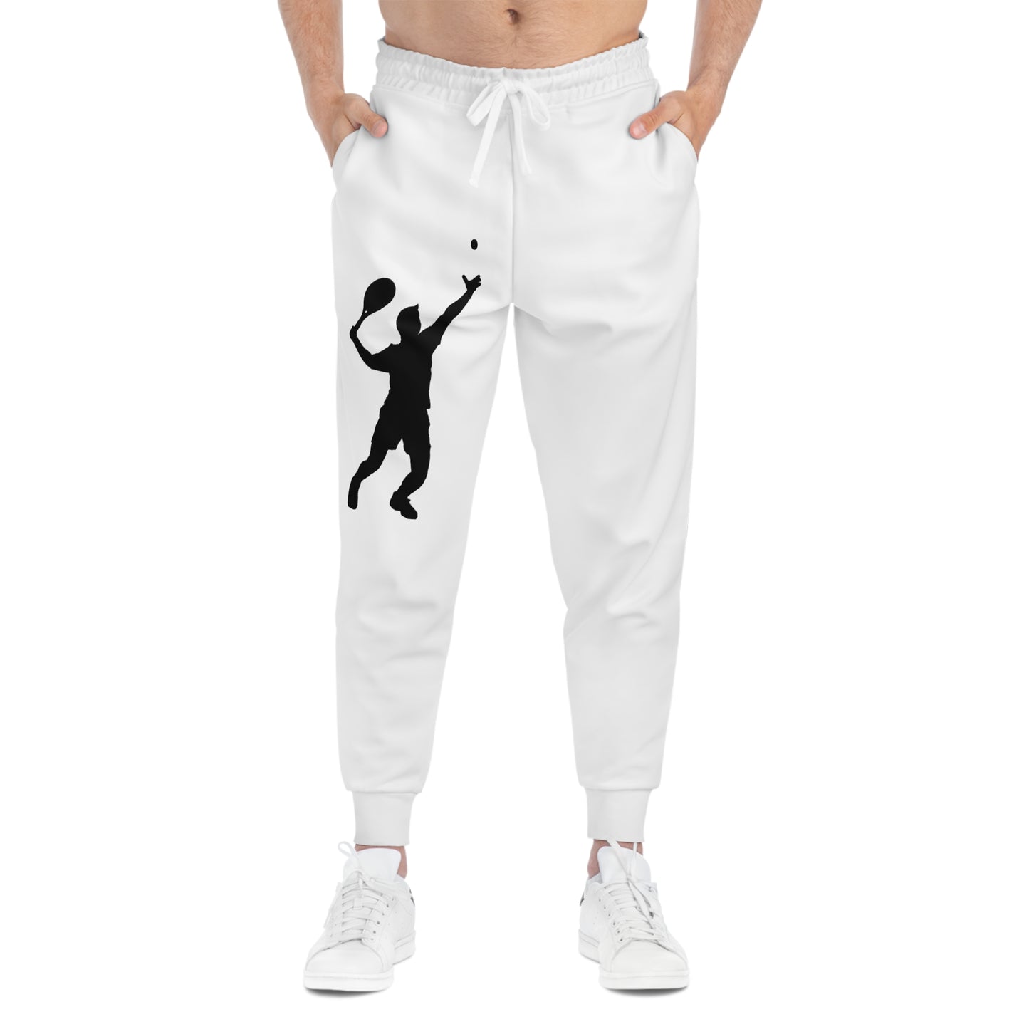 Athletic Joggers: Tennis White