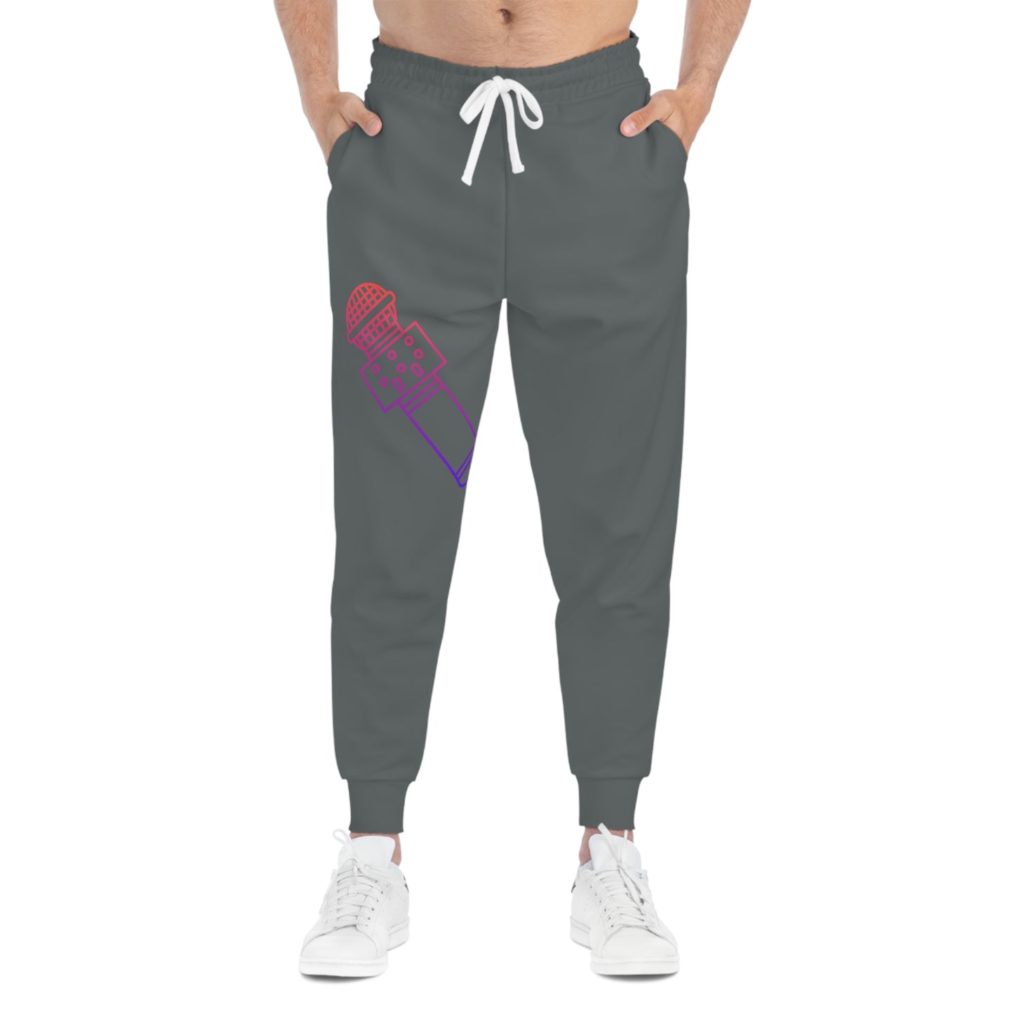 Athletic Joggers: Music Dark Grey