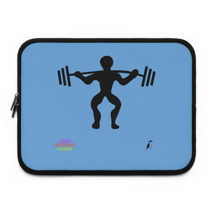 Laptop Sleeve: Weightlifting Lite Blue