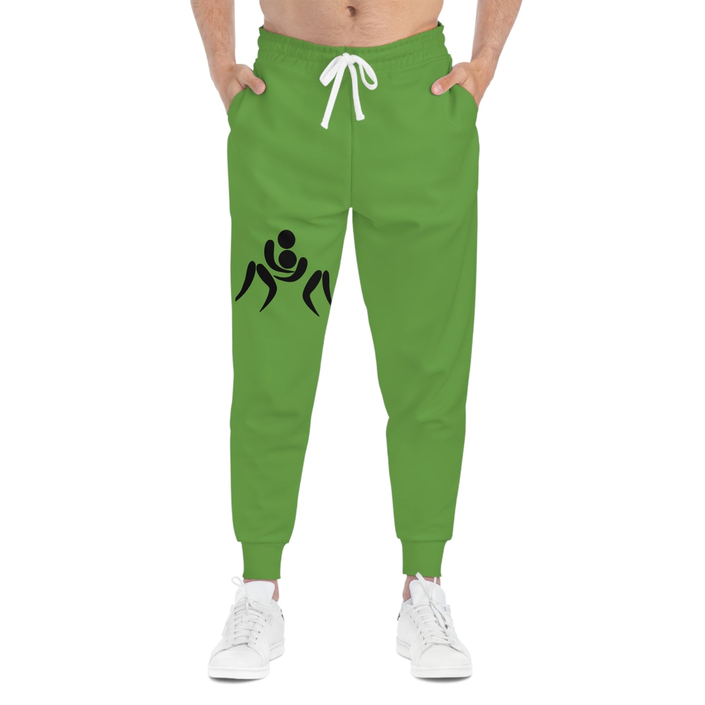 Athletic Joggers: Wrestling Green