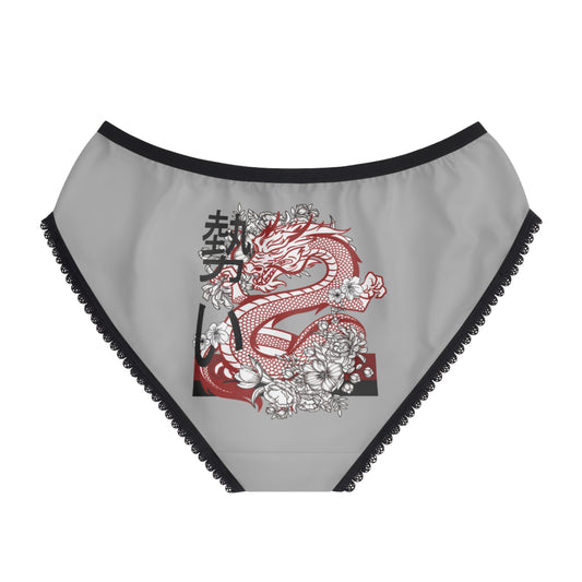 Women's Briefs: Dragons Lite Grey