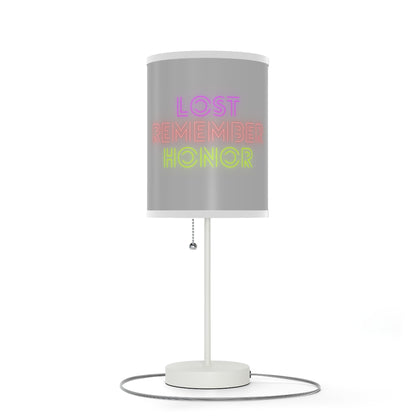 Lamp on a Stand, US|CA plug: Weightlifting Lite Grey