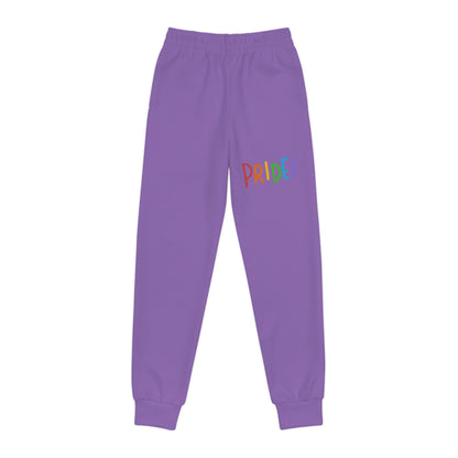 Youth Joggers: LGBTQ Pride Lite Purple