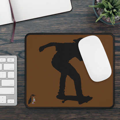 Gaming Mouse Pad: Skateboarding Brown