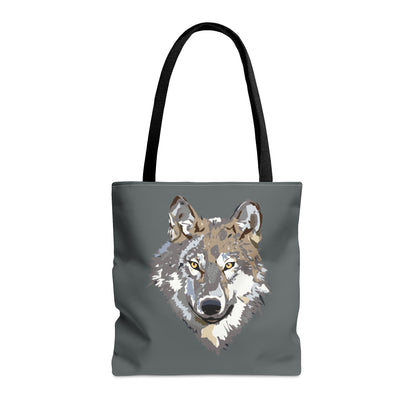 Tote Bag: Wolves Dark Grey