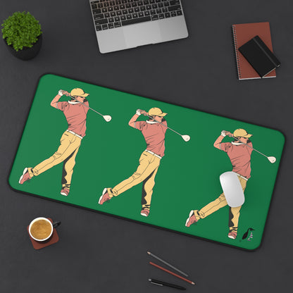 Desk Mat: Golf Dark Green