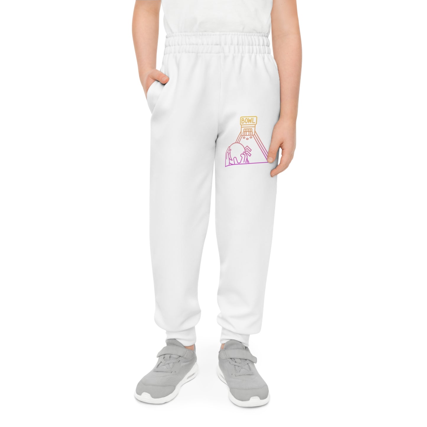 Youth Joggers: Bowling White