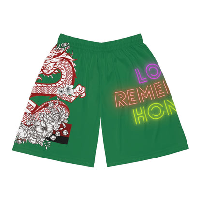 Basketball Shorts: Dragons Dark Green