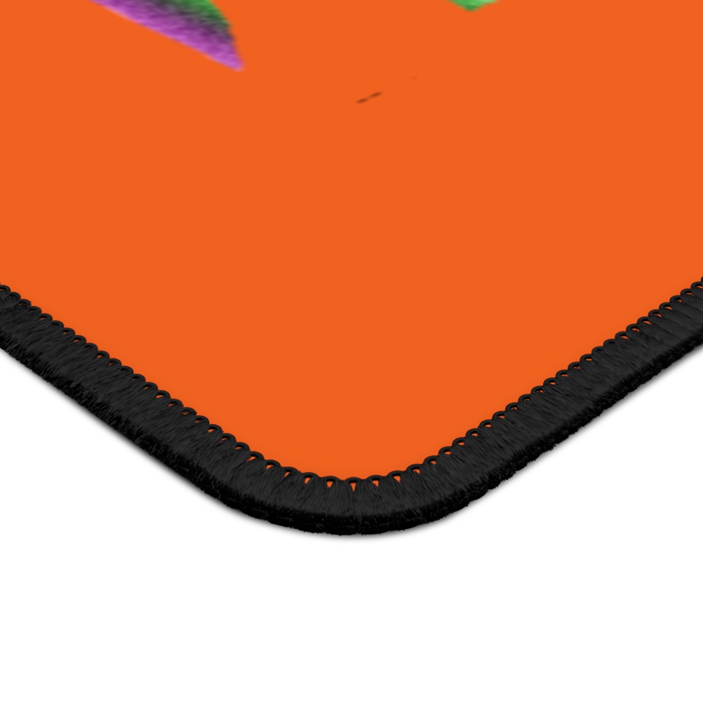 Gaming Mouse Pad: Crazy Penguin World Logo Orange