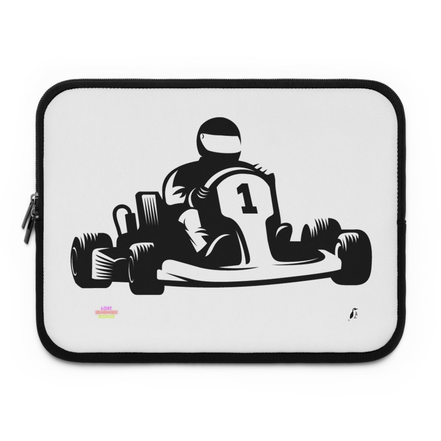 Laptop Sleeve: Racing White