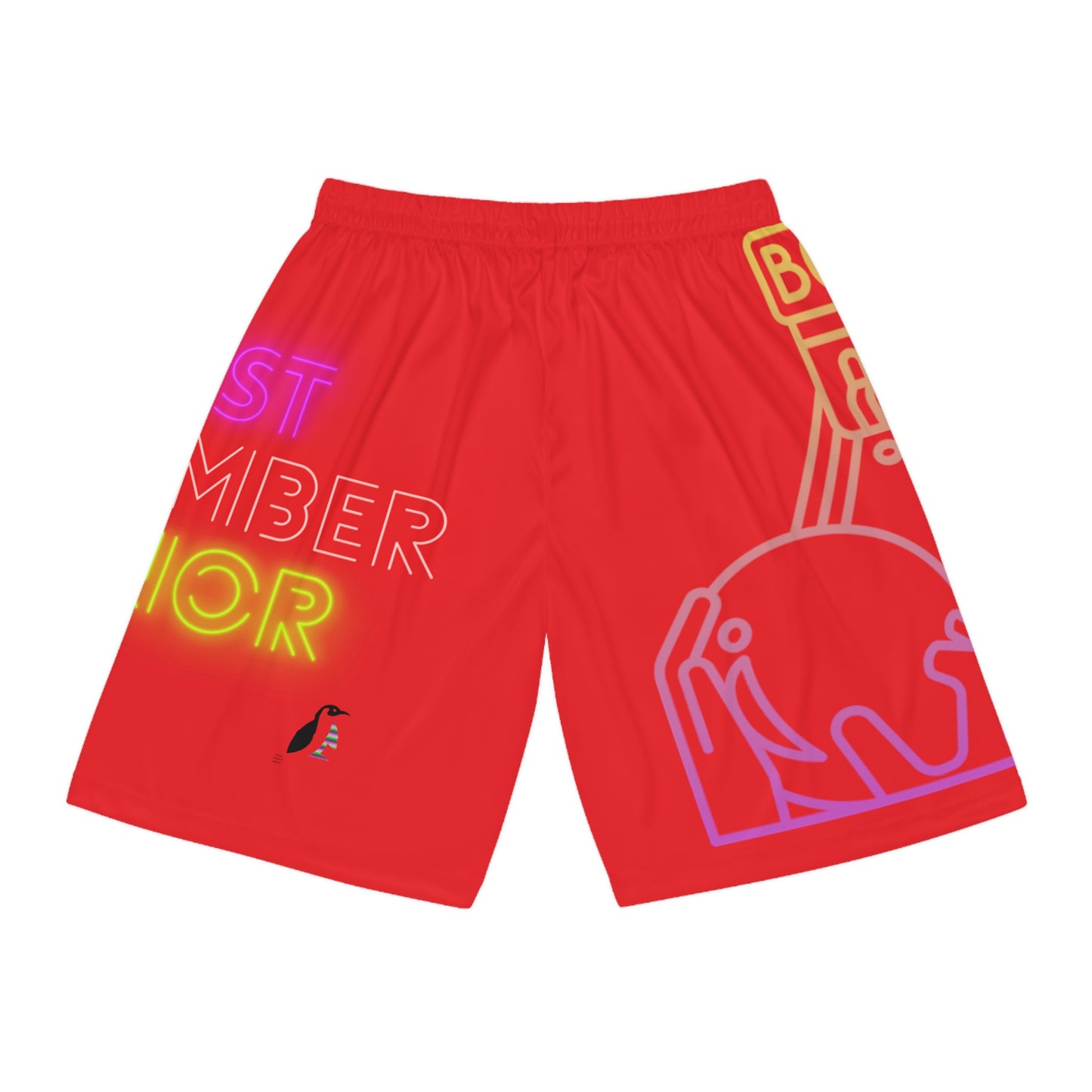 Basketball Shorts: Bowling Red