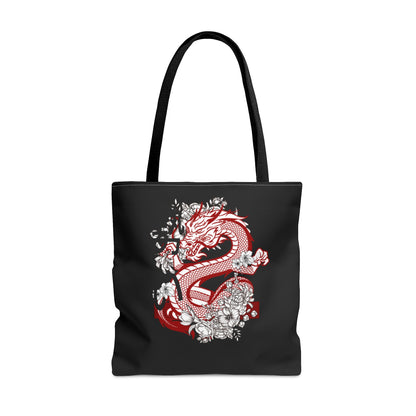 Tote Bag: Dragons Black