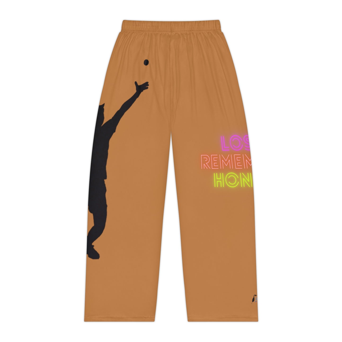 Women's Pajama Pants: Tennis Lite Brown