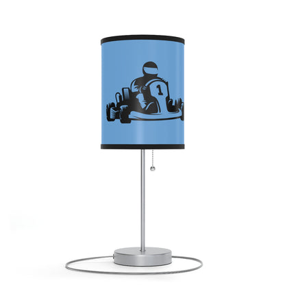 Lamp on a Stand, US|CA plug: Racing Lite Blue