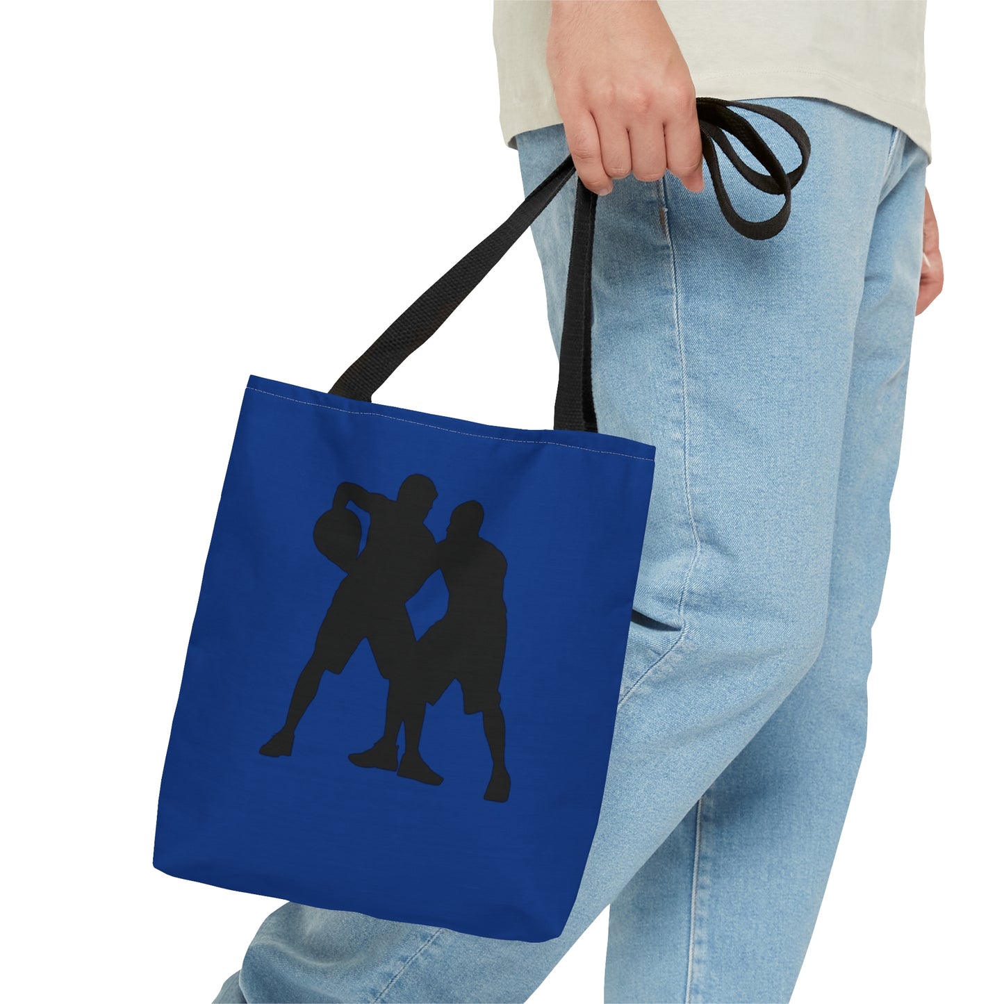 Tote Bag: Basketball Dark Blue